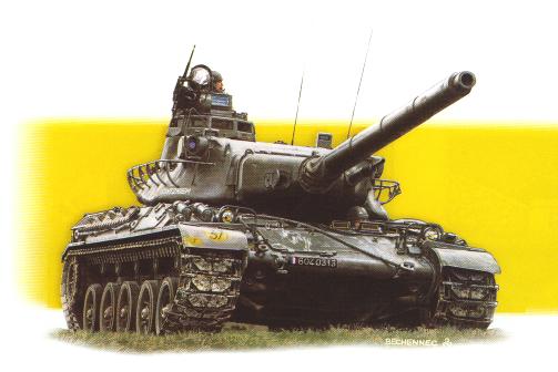Char AMX 30 miniature modèle